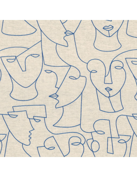 Tissu VISAGE de Camengo Tissu VISAGE de Camengo