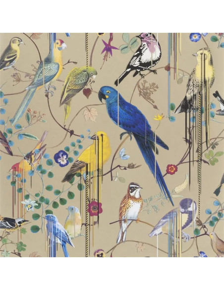 Papier peint BIRDS SINFONIA de Christian Lacroix Papier peint BIRDS SINFONIA de Christian Lacroix