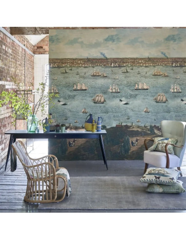 Papier peint SEAPORT OCEAN de John DERIAN