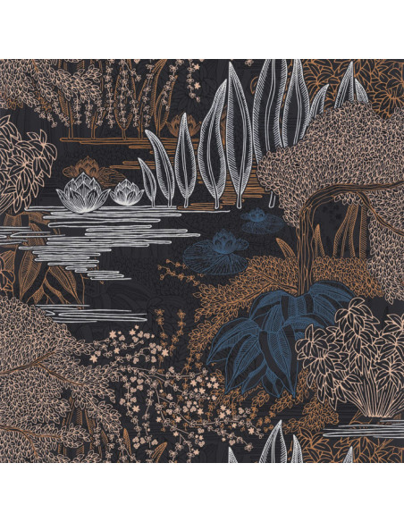 Papier peint JASMIN de Casamance Papier peint JASMIN de Casamance