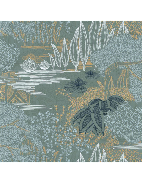 Papier peint JASMIN de Casamance Papier peint JASMIN de Casamance