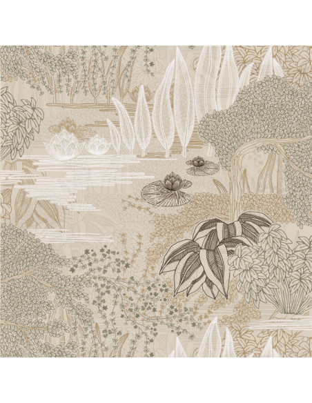 Papier peint JASMIN de Casamance