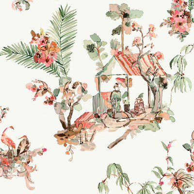 Papier peint Toile Chinoise de Nina Campbell 2