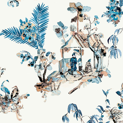 Papier peint Toile Chinoise de Nina Campbell 2