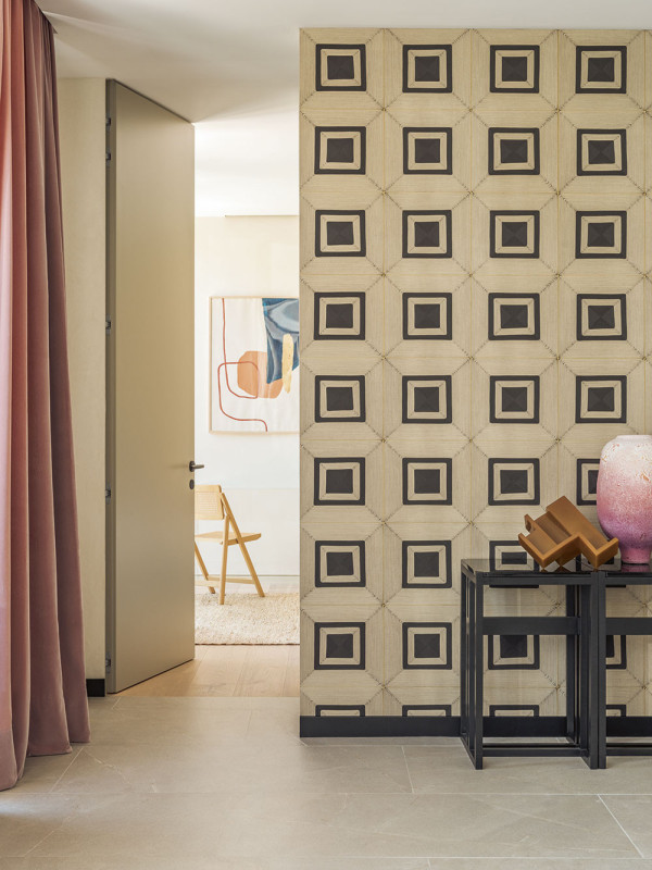 Papier peint CARRES JALONNES de Elitis