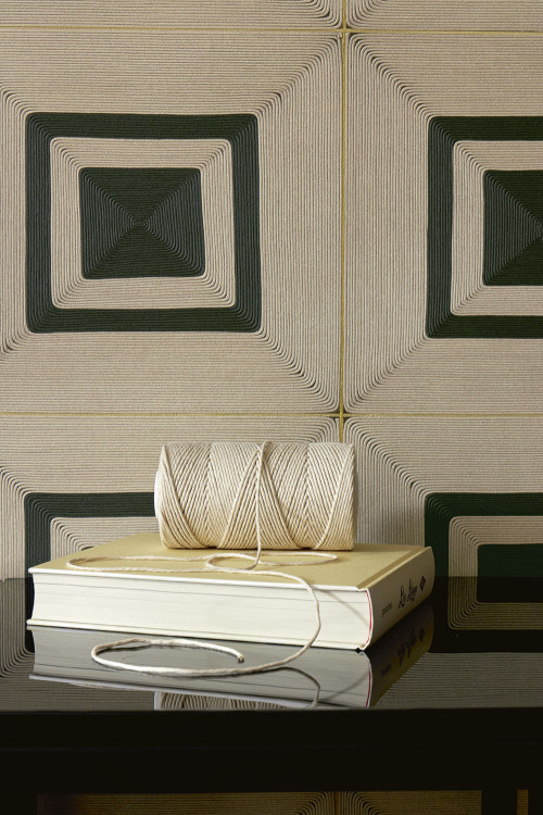 Papier peint CARRES JALONNES de Elitis