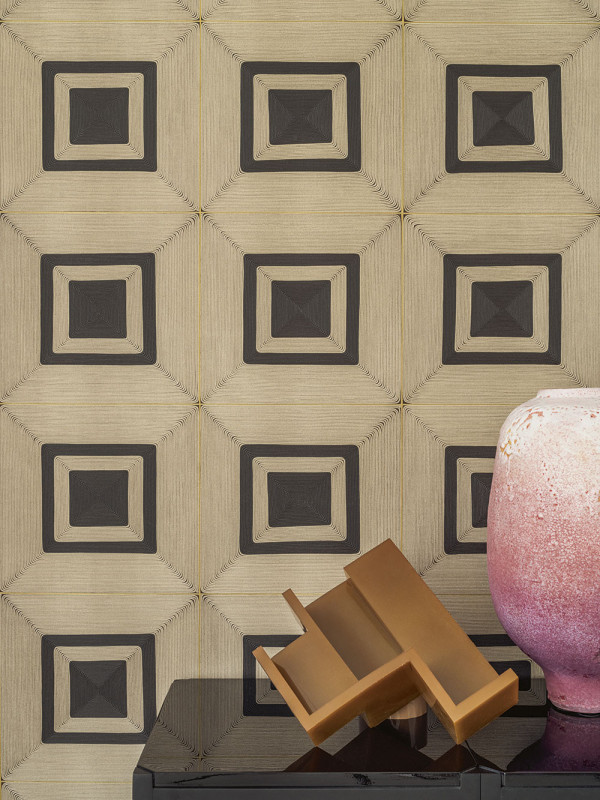 Papier peint CARRES JALONNES de Elitis