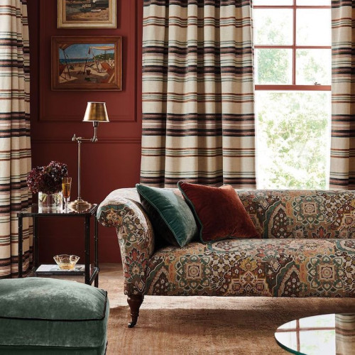 Tissu FARNAZ STRIPE de Nina Campbell Tissu FARNAZ STRIPE de Nina Campbell