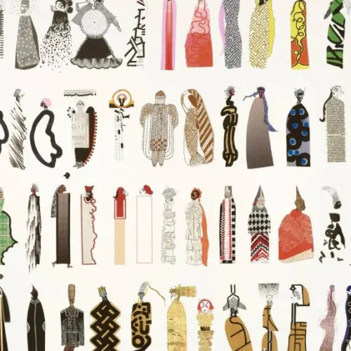 Papier peint Beau monde de Pierre frey