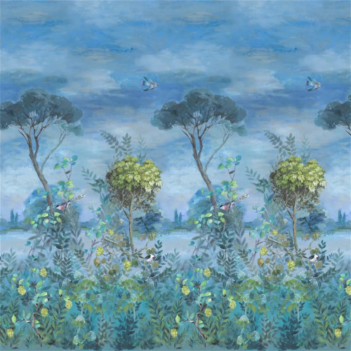 Tissu Giardino Segreto ALTA DELFT de Designers Guild 2