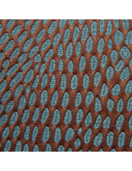 Tissu Kooris vert bronze METAPHORES