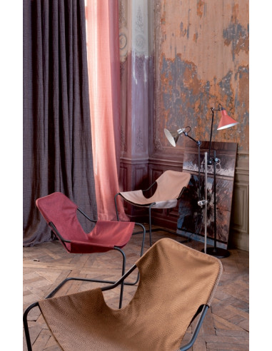 Tissu Kooris vert bronze METAPHORES