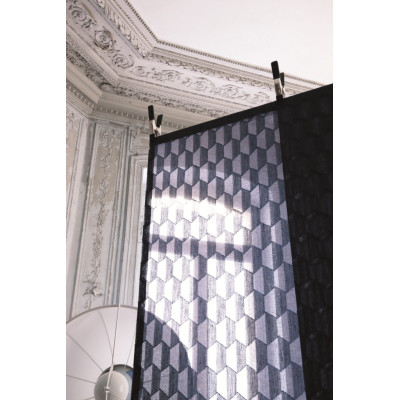 Tissu Duo acier METAPHORES 2