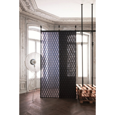 Tissu Duo azur METAPHORES 2