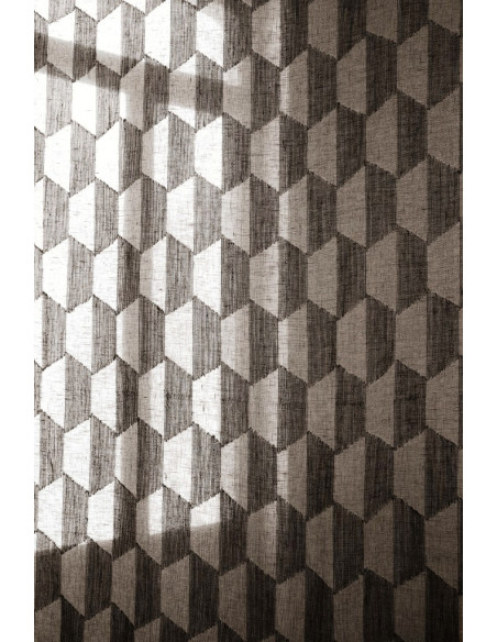 Tissu Duo damier METAPHORES Tissu Duo damier METAPHORES