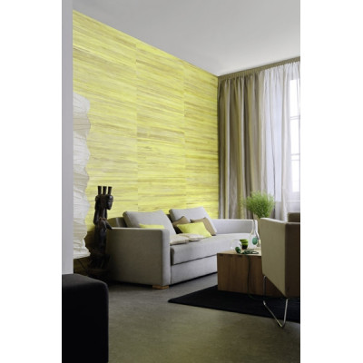 Papier Peint ROBINSON Abaca Jaune  ELITIS 2