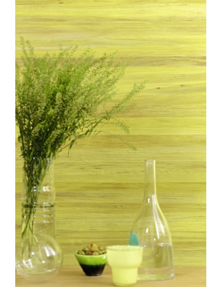 Papier Peint ROBINSON Abaca Jaune  ELITIS