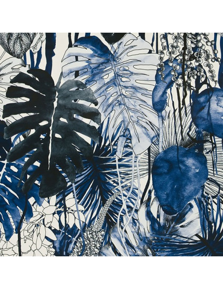 Tissu Jardin Exo'chic Méditerranée par Christian Lacroix