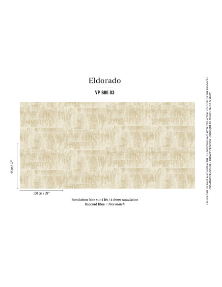 Papier peint Eldorado Atelier d'artiste