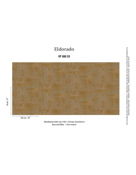 Papier peint Eldorado Atelier d'artiste