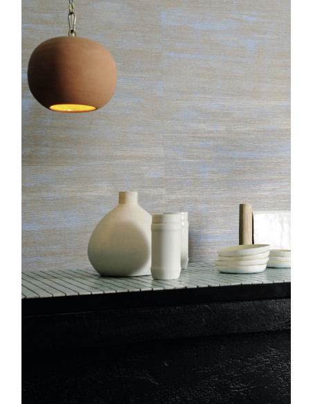 Papier peint BELIZE TURQUOISE ELITIS