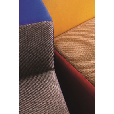 Tissu PANAMA chocolat METAPHORES 2