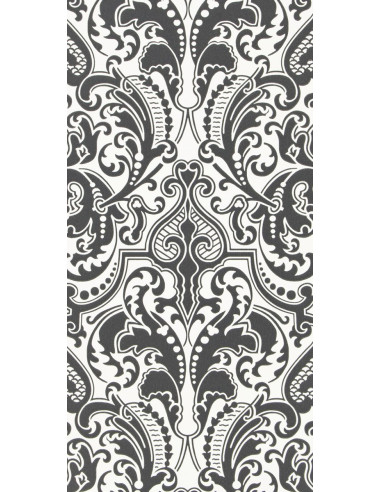 Papier Peint  GWYNNE DAMASK Charcoal