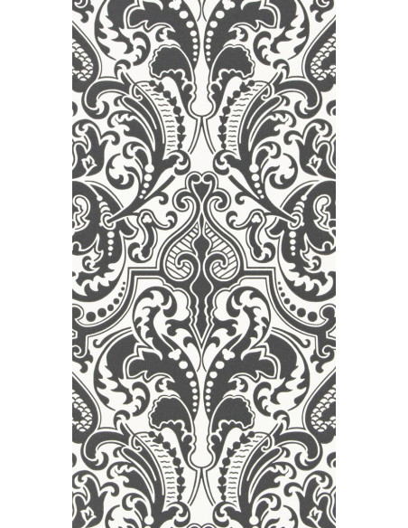 Papier Peint  GWYNNE DAMASK Charcoal