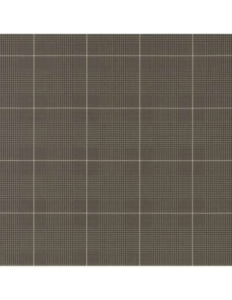 Papier Peint  EGARTON PLAID Gunmetal Black