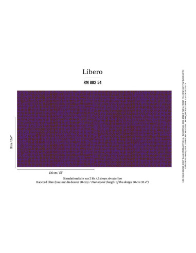 Revêtement JAVA LIBERO VIOLET ELITIS