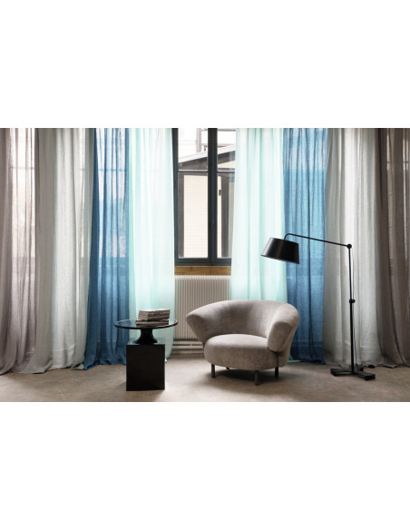 Lin Pondichéry bleu Elitis