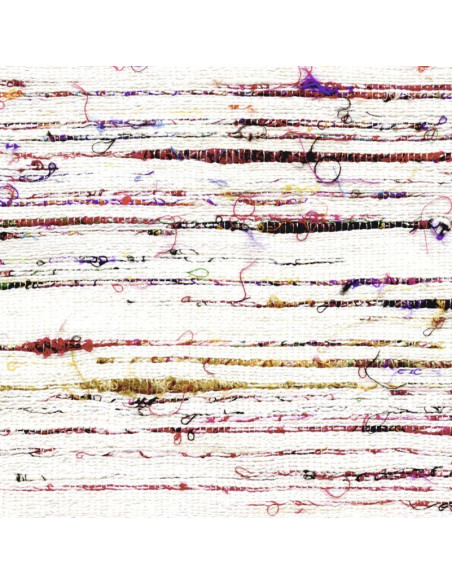 Revêtement mural Kali Benares blanc de Elitis