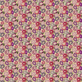 Tissu Variete de Gloxinia violet de John Derian