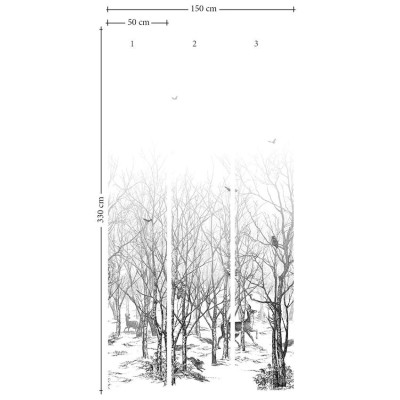 Papier peint Forêt Enchantée Isidore Leroy 2