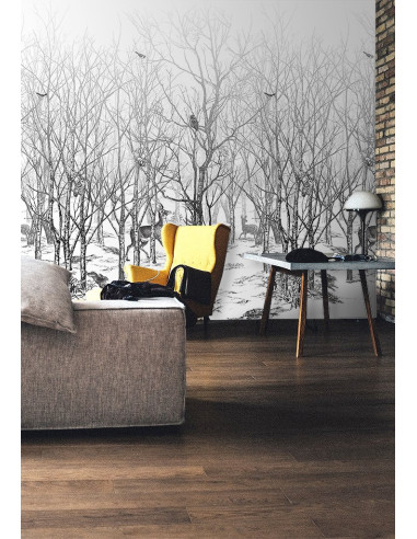 Papier peint Forêt Enchantée Isidore Leroy