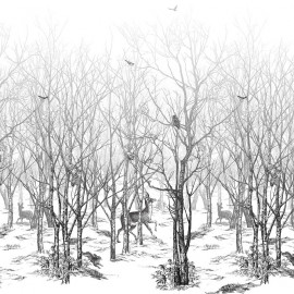 Papier peint Forêt Enchantée Isidore Leroy