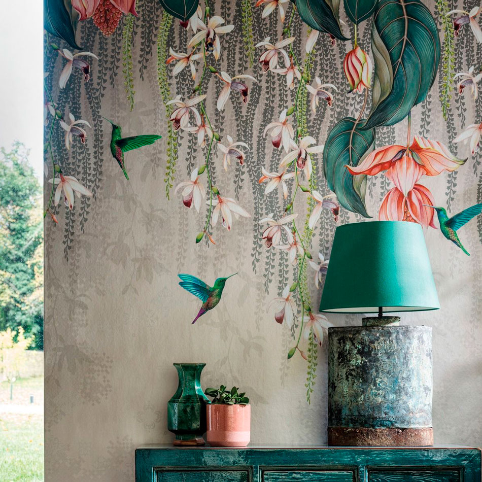 Papier peint TRAILING ORCHID de Casamance